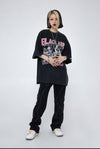 見逃し厳禁 ファッション ストリート系 ヴィンテージ加工 プリントTシャツ ＜S-2893＞