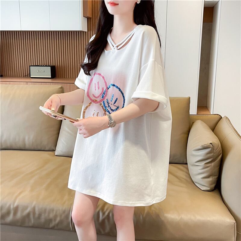 今季マストバイ スウィート 特別デザイン プリント 全2色 半袖Tシャツ<S-8538>