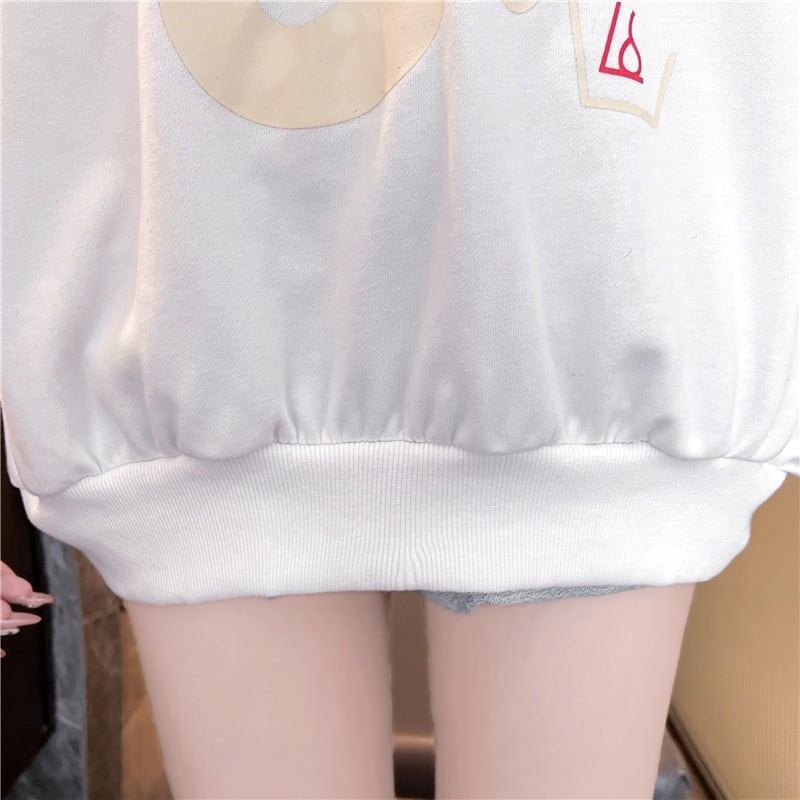 カジュアル プリント オシャレ度満点 スウェット パーカー＜S-3740＞