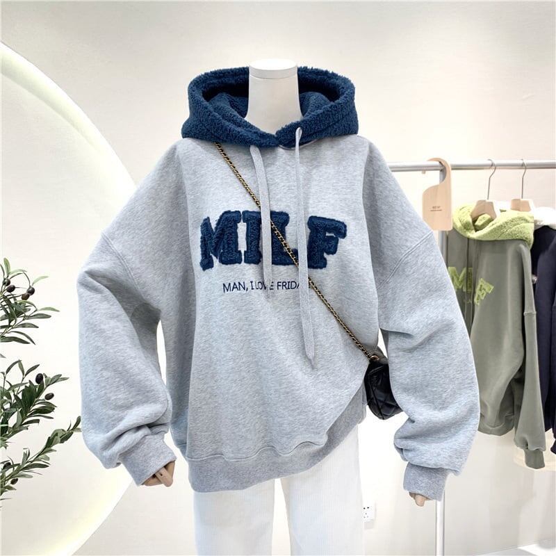 絶対欲しい ルーズ 海外トレンド スウェット<S-6084>