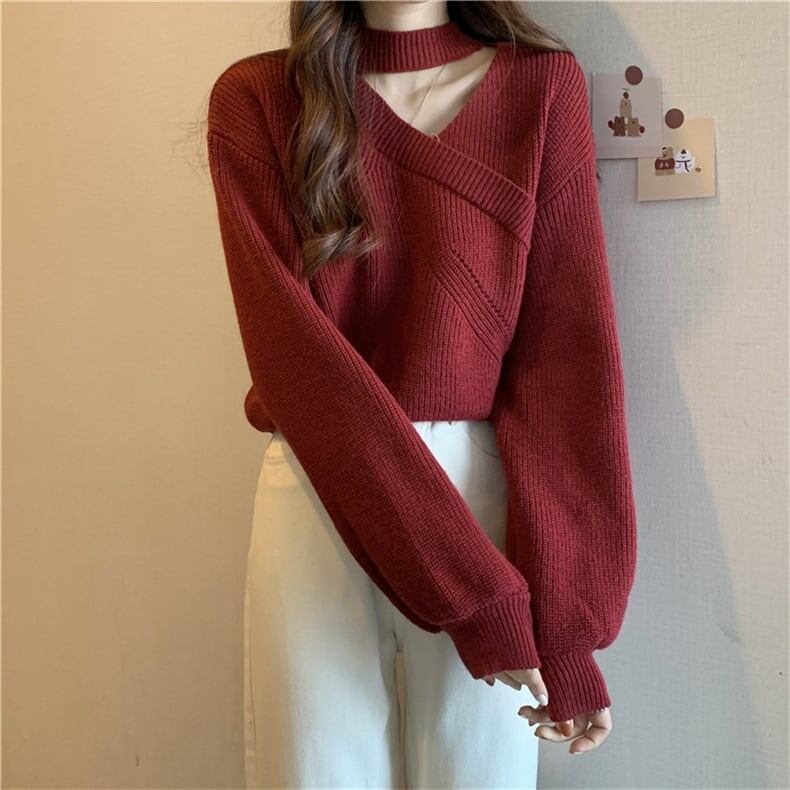 組み合わせやすい  大注目 ニット<S-3892>