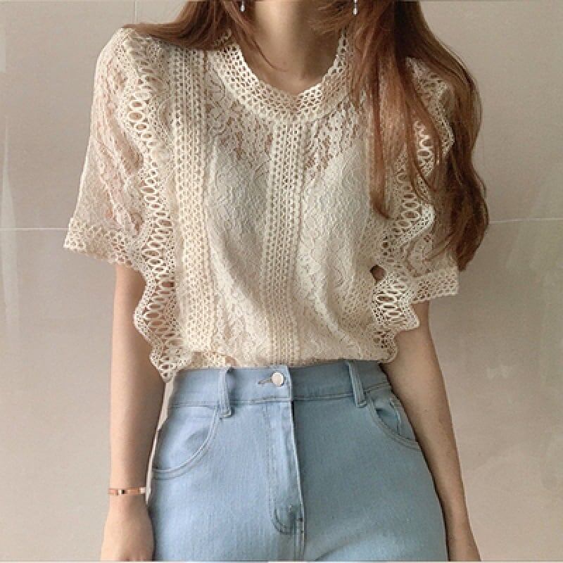 美人度アップ プリント ファッション ゆったり 全4色 半袖 Tシャツ＜S-11784＞