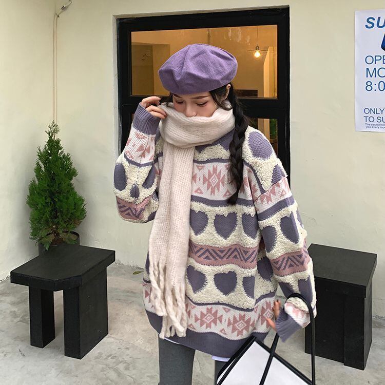 【裏起毛】 美感いっぱい 好感度満載 sweet系可愛い 2色選択 スウェット<S-10380>