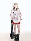人気アイテム カジュアル プリント シンプル Tシャツ S-13253