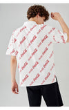 新作 総柄 プリント カジュアル Tシャツ S-13245