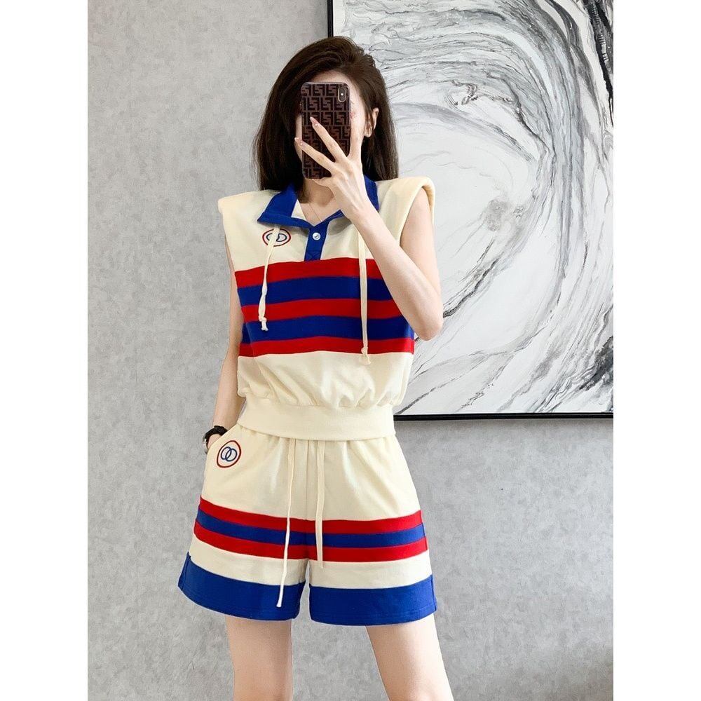 大活躍 シンプル ファッション 上品 ブラウスⅹパンツセット<S-6624>