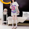 【半額！期間限定！！】新商品 切り替え 一目惚れ 透かし彫り プリント Tシャツ カットソー＜S-8523＞