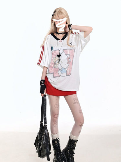 人気アイテム カジュアル プリント シンプル Tシャツ S-13253
