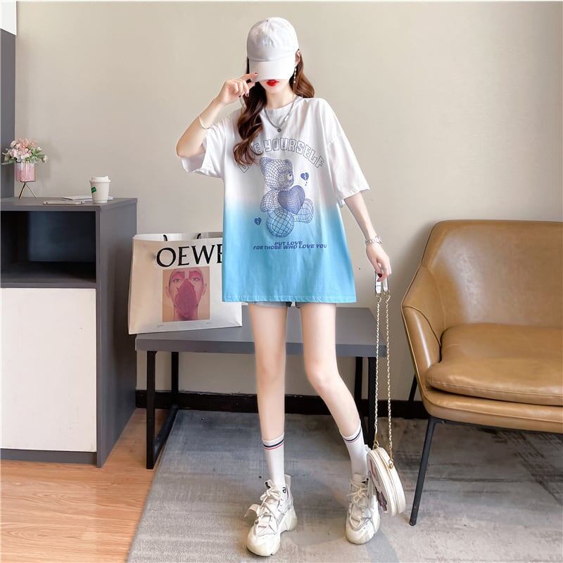 好感度満載 3色選択可 着心地抜群 グラデーション Tシャツ カットソー＜S-3225＞