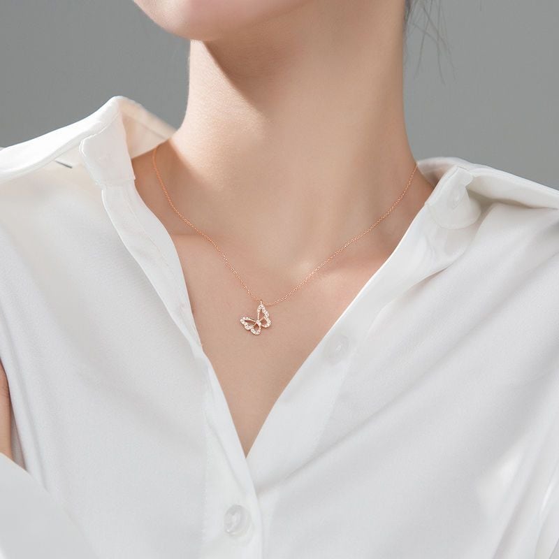 定番シンプル 美感いっぱい 清純甘くて女子力UP 2色 ネックレス アクセサリー＜S-12752＞