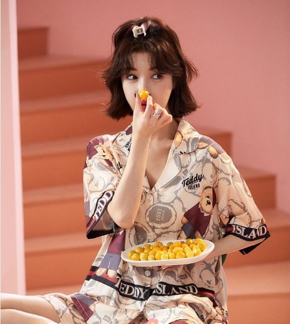 絶対欲しい ファッション 高見えデザイン キュート パジャマ <S-9122>