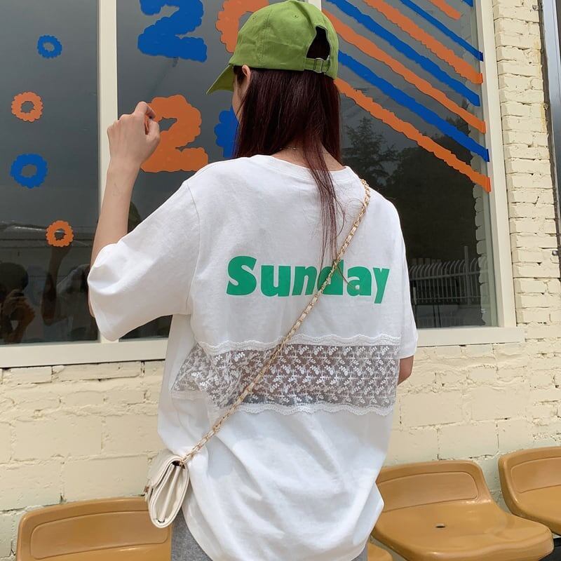 個性的なデザイン 3色選択可 バックで綺麗 Tシャツ カットソー＜S-3023＞