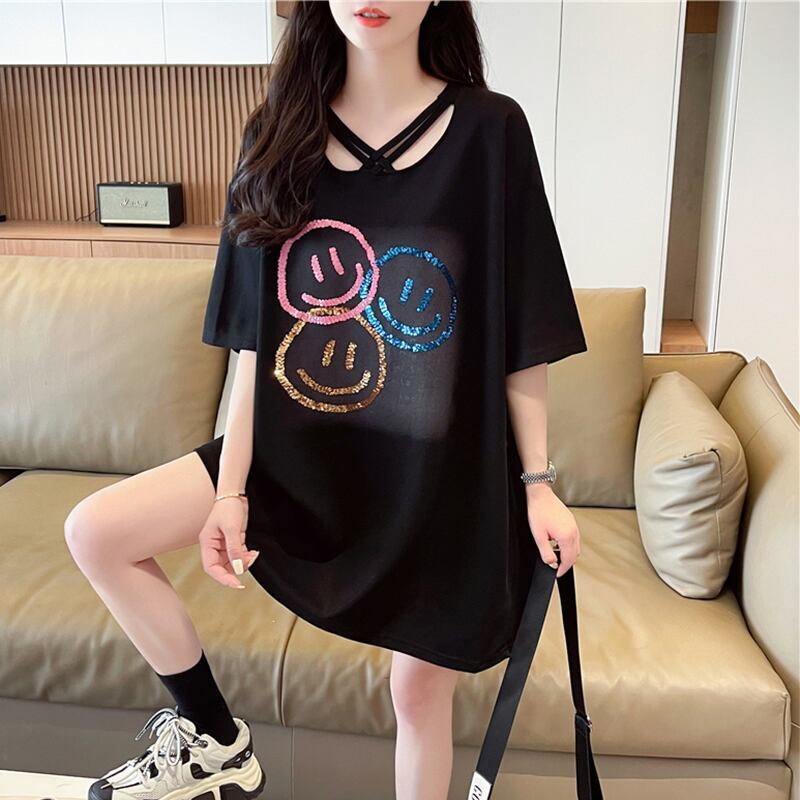 今季マストバイ スウィート 特別デザイン プリント 全2色 半袖Tシャツ<S-8538>