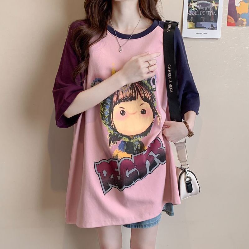 売れ筋 絶対流行 早い者勝ち 早い者勝ち カジュアル 2色選択 Tシャツ<S-11142>