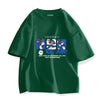 男女兼用 売れ筋 プリント Tシャツ & ショーツ セットアップ S-13265