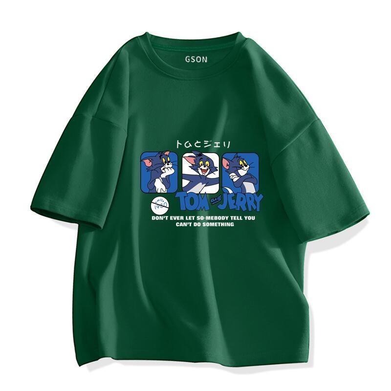 男女兼用 売れ筋 プリント Tシャツ & ショーツ セットアップ S-13265