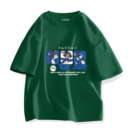 男女兼用 売れ筋 プリント Tシャツ & ショーツ セットアップ S-13265