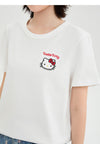 大人可愛い 品質のいい プリント 半袖 Tシャツ S-13219