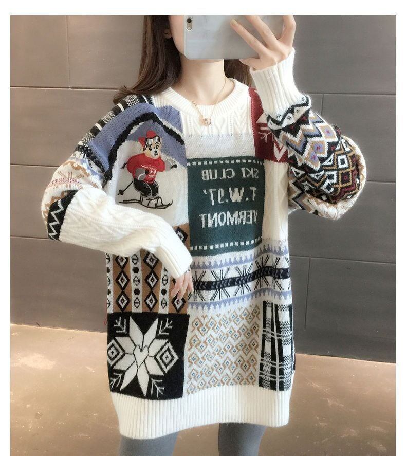 主役級 カジュアル キュート 上質セーター<S-5909>