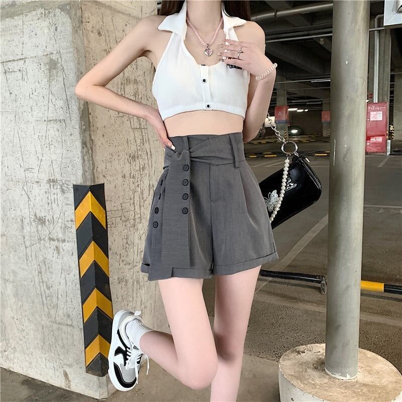 美感いっぱい ハイウエスト 着心地抜群 パンツ ボトムス＜S-3360＞