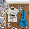 ファッション感満々 プリント シンプル Tシャツ S-13296