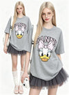 ゆったり プリント カジュアル シンプル Tシャツ S-13289