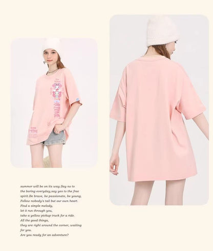 早い者勝ち 体型カバー カジュアル Tシャツ S-13241