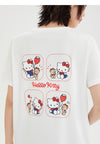 大人可愛い 品質のいい プリント 半袖 Tシャツ S-13219
