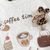 体型カバー ゆったり カジュアル プリント Tシャツ S-13288
