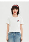 大人可愛い 品質のいい プリント 半袖 Tシャツ S-13219