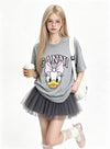 ゆったり プリント カジュアル シンプル Tシャツ S-13289