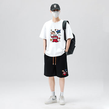 トレンド カジュアル Tシャツ & ショーツ セットアップ S-13268