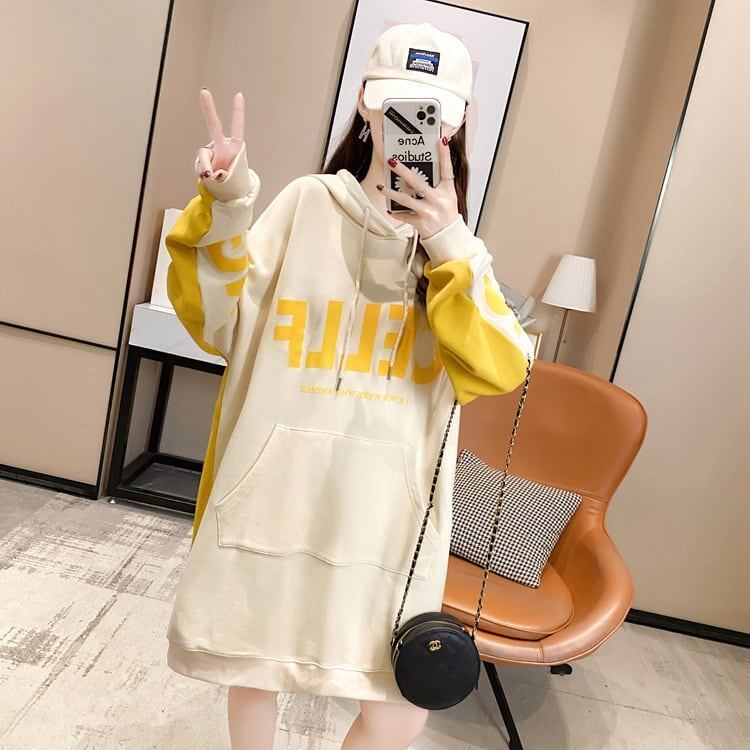 裏起毛ゆったりスウェットロング丈ワンピース   ＜S-1358＞
