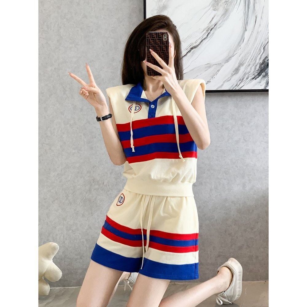 大活躍 シンプル ファッション 上品 ブラウスⅹパンツセット<S-6624>
