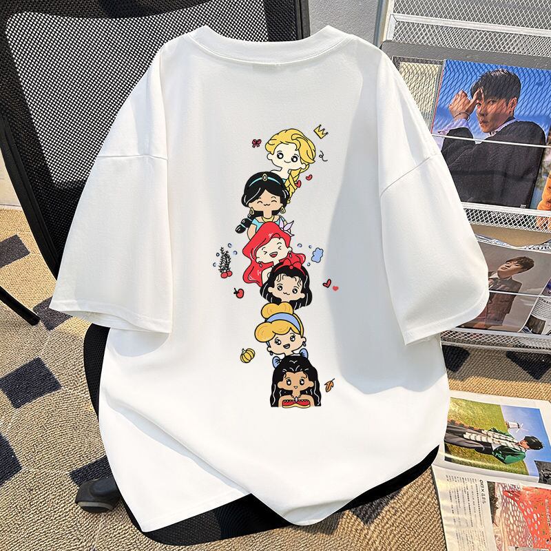 新商品 カジュアル 定番シンプル プリント 全6色 半袖Tシャツ<S-8767>