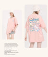 シンプル 体型カバー 新作 カジュアル Tシャツ S-13238