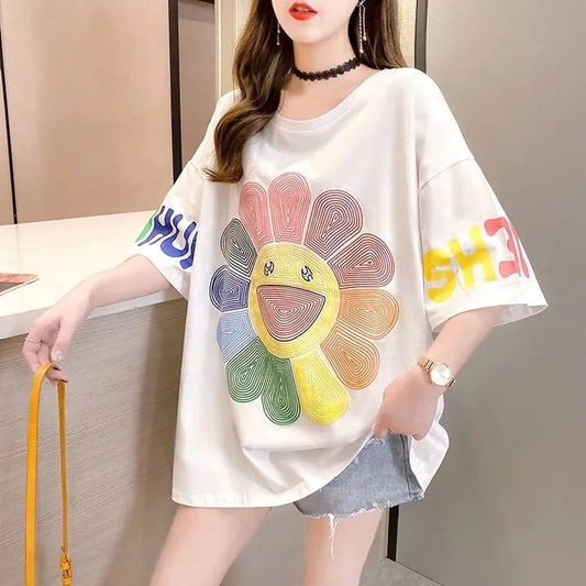 【人気急上昇中！】大人可愛い定番シンプル 好感度UP 海外トレンド カジュアル 全3色 半袖 Tシャツ ＜S-11285＞