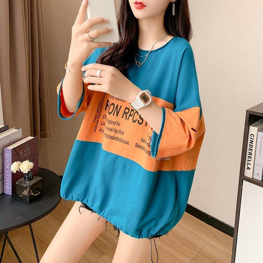 オシャレ度満点 3色選択可 美感いっぱい Tシャツ カットソー＜S-3042＞