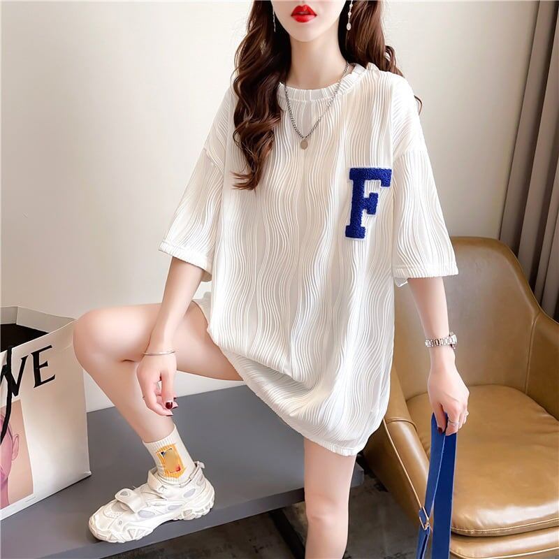 好感度満載 ラウンドネック 美感いっぱい Tシャツ カットソー＜S-3061＞