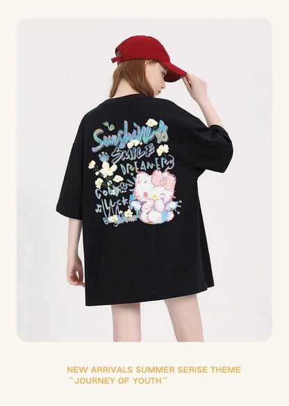 シンプル 体型カバー 新作 カジュアル Tシャツ S-13238