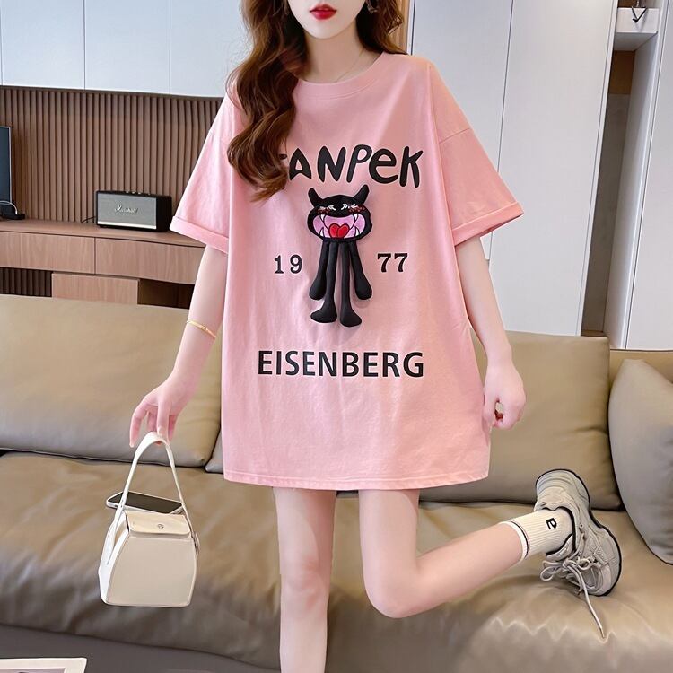今季マストバイ ファッション 新商品 プリント ゆったり 全4色 半袖 Tシャツ＜S-11365＞