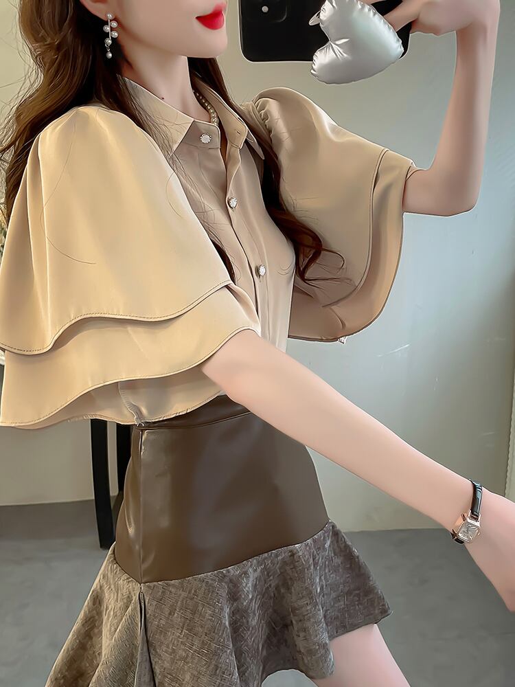 上質 プリント アバンギャルド 全7色 半袖 Tシャツ <S-11849>