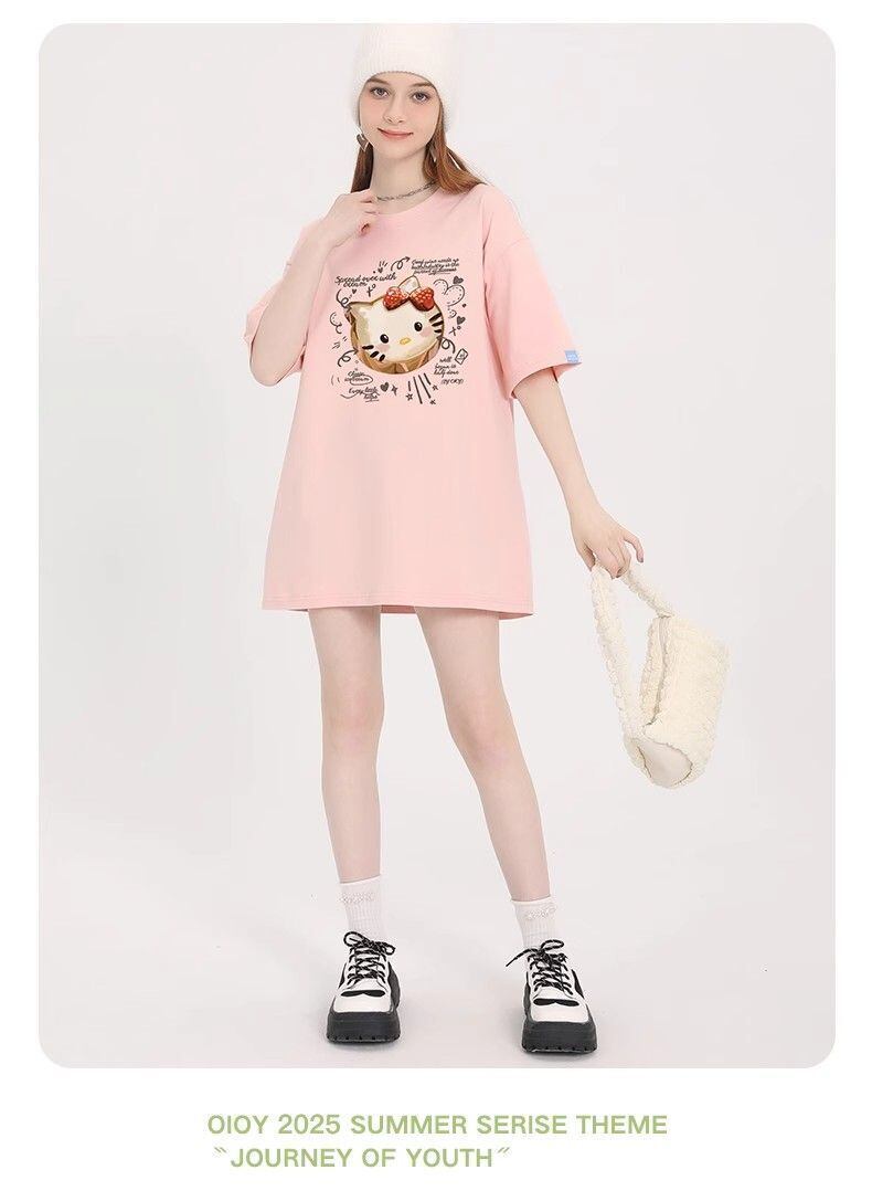 ルーズ デイリー 半袖 Tシャツ <S-13142>