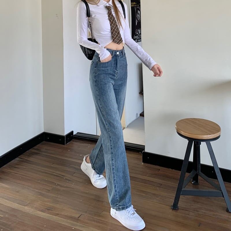 スタイリッシュ ハイウエスト 女性力を高める パンツ ボトムス＜S-3005＞