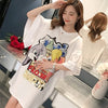 スタイリッシュ プリント 一目惚れ Tシャツ カットソー ワンピース＜S-3440＞