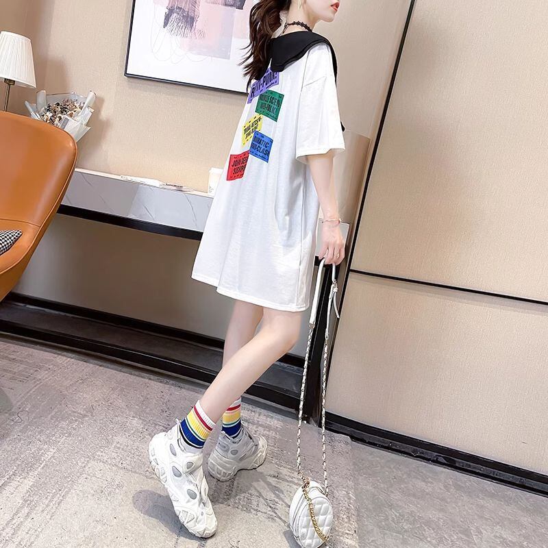 スウィート 好感度UP 海外トレンド カジュアル 全3色 半袖 Tシャツ ＜S-11633＞