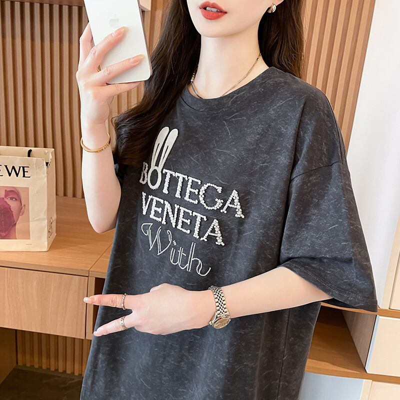 絶対欲しい 早い者勝ち 絶対流行 カジュアル 2色選択 Tシャツ<S-11707>