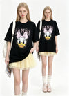 ゆったり プリント カジュアル シンプル Tシャツ S-13289