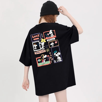 体型カバー シンプル カジュアル Tシャツ S-13239