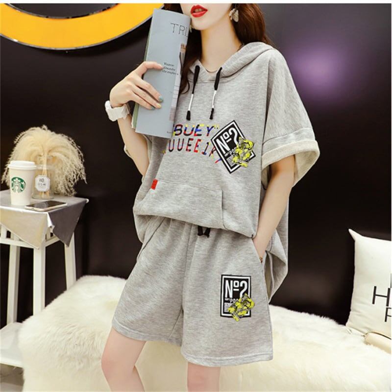 ベストセラーアイテム！ ファッション 肌触り抜群 カジュアル 半袖 Tシャツ ショートパンツ セットアップ ＜S-9109＞